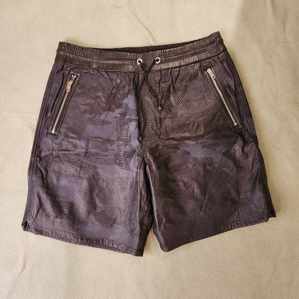 Diesel Leather Shorts NWOT
